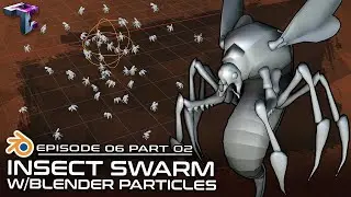 SIDE QUEST | Creature Design 2/2 | Blender Insect Swarm | 3D Modeling, Shape Keys & Particle Systems