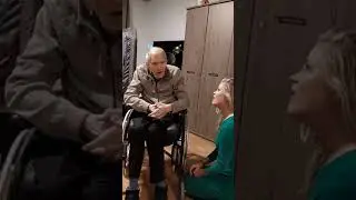 Man who has dementia remembers this song and sings beautiful with me ♥️