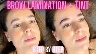 LAMINATION + BROW TINT PROCESS Step by Step (using Thuya and Brow Code)