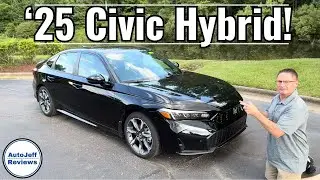 2025 Civic Hybrid Sport Touring Key Features Inside & Out!