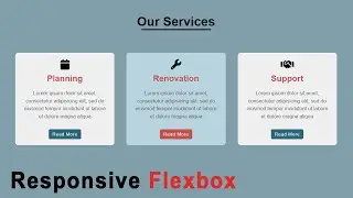 Responsive Our Services Page | Our Services Page In HTML and CSS |  HTML CSS Tutorial