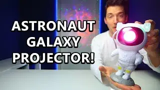 ASTRONAUT GALAXY LASER STAR PROJECTOR REVIEW! #galaxyprojector #starprojector #projector