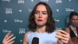 Star Wars The Force Awakens Daisy Ridley D23 Expo 2015 Interview