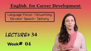 English for Career Development l Lecture# 34