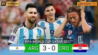 Messi Takes Down Modric in World Cup SEMI-FINALS