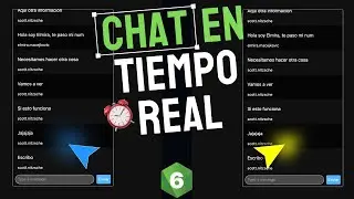 Chat en TIEMPO REAL con Node.js, Socket.io, SQL, HTML y CSS