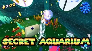 SM64 Secret Aquarium in Mario Sunshine | Super Mario Eclipse