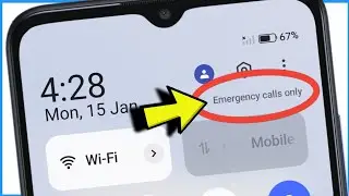 Emergency Calls Only Sim Card Problem Realme | Emergency Calls Only Realme