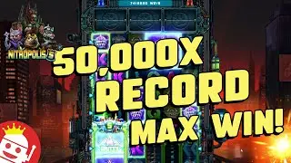 INSANE 50,000x NITROPOLIS 5 MAX WIN 🔥 NO BONUS BUY!