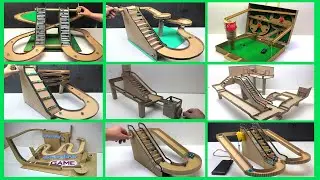 TOP 10 Marble Run with escalator out of cardboard