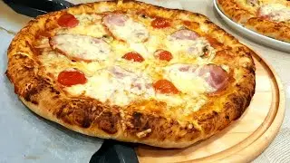 Пицца в духовке - Вкусная, как в Пиццерии. Супер тесто для пиццы и сочная начинка