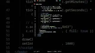 Make Java Script Clock #javascript #css #html #coding #javascriptcoding #shorts #ytshorts