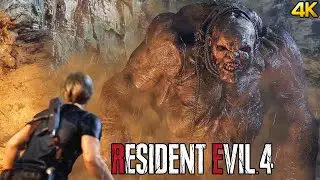 EL GIGANTE BOSS FIGHT | Resident Evil 4 Remake Gameplay -4-| Let's Play RE4 Remake Reaction