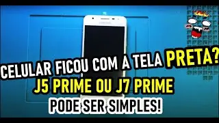 CELULAR TELA PRETA SAMSUNG J5 PRIME OU J7 PRIME. PODE SER SIMPLES!