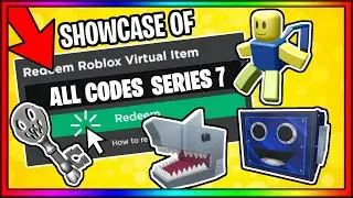 ALL ROBLOX TOY CODE ITEMS! (SERIES 7 SHOWCASE)