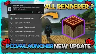 Pojav Launcher New Update 🔥New Renderer 🔥Lag Fix?!! | Virgl Renderer and Zink Back!!