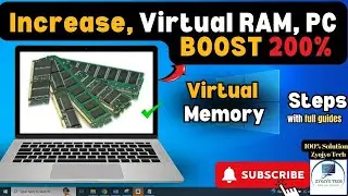 How to Increase Virtual Memory on Windows 10 & 11 Speed Up Gaming Performance 2Gb to 8Gb