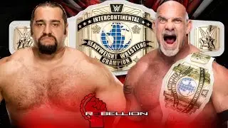 Rusev vs Goldberg for Championship