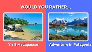 WOULD you rather PLACES edition - Quick quizzes ✈️⛱️