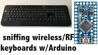KeySweeper - covert Microsoft wireless keyboard sniffer using Arduino and nRF24L01+