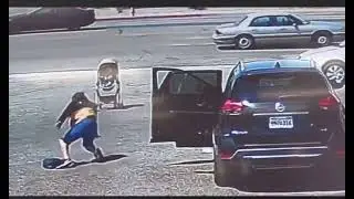 Runaway Stroller with Baby on Busy Road (Obesity Can Be Deadly)