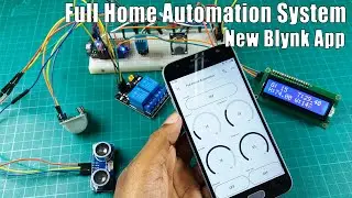 How to make a Full Home Automation System with the Nodemcu ESP8266 board and the New Blynk app