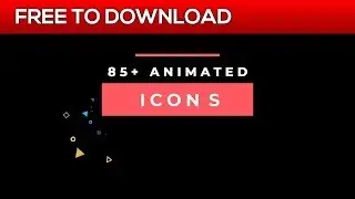 85+ Animated Icons | After Effects Template | Free Download