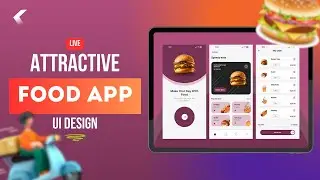 Let's Design Food App Interface | UI Design | Live Stream🔴 03 | Figma | #ui #ux #figma