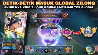 DETIK-DETIK KING ZILONG MASUK TOP GLOBAL ZILONG SEASONS 32, Saatnya Kembali Menjadi Top Global🔥MLBB