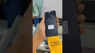 Realme C53 Black Colour Unboxing Ten Thousand Mein 108 mp Camera 😁 #mobile #device #realme #narzo