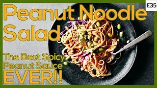 Cold Peanut Noodle Salad with the Best Spicy Peanut Sauce EVER