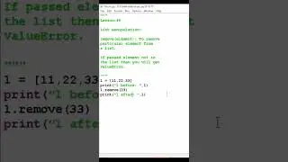 how to remove specific element from a list in python #shorts #python #coding #pythontricks #remove