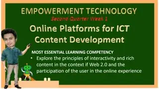 Online platforms for ICT content Development Quarter 2 Week 1