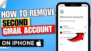 How to Remove Another Gmail Account in iPhone ✅ | Delete Another Gmail