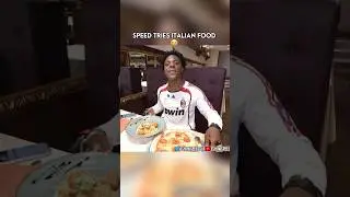 Speed tries Italian food 🇮🇹 #ishowspeed #viral #shorts