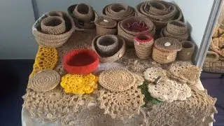 Укрепление корзин из джута, часть 2