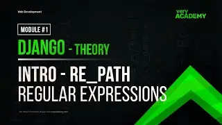Learn Django - Intro to re_path - Regular Expressions matching operations