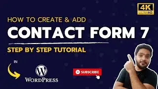 How to create Contact Form 7 | Contact Form 7 Tutorial in English 2024 | Step by Step Tutorial