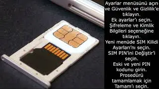 Huawei SiM PiN Kodu Nasıl Değiştirilir #Huawei