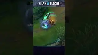 NILAH W ABILITY DODGES! Broken? #shorts #lolshorts