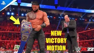 How To Get Roman Reigns “Hidden”  Victory Motion WWE2K22!