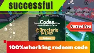 NEW ALL WORKING CODES FOR | CURSED SEA IN AUGUST 2024! ROBLOX CURSED SEA | CODES