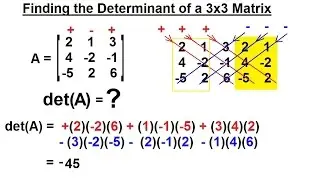 PreCalculus - Matrices & Matrix Applications (31 of 33) Find the Determinant of a 3x3 Matrix 2