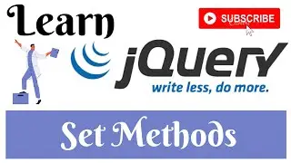 jQuery Lecture - 15 Set Methods Tutorial in Hindi / Urdu