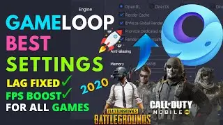 Gameloop Best Settings For Low End PC! | Gameloop Lag Fix 4gb Ram | Gameloop Fps Drop fix | 2022
