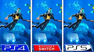 Subnautica | PS5 - Switch - PS4 | Graphics Comparison & FPS