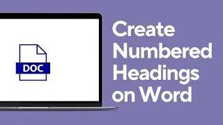 How to Create Numbered Headings And Subheadings on Word | 2024 Updated