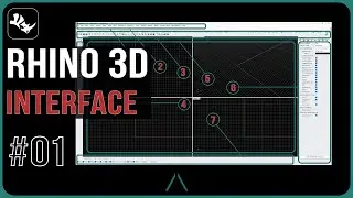 RHINO Tutorial For Beginners: 01 User Interface