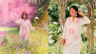 Holi Photoshoot Ideas 🎨 