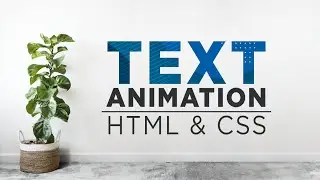 Text Animation in html and css | Awesome Text Animation using only CSS | Simple Text Animation